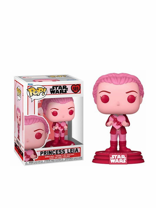 Funko Pop! Movies: Valentines S3 Princess Leia Bobble-Head