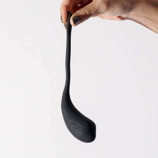 Crushious Mini Δονητής Egg με Απομακρυσμένο Έλεγχο 9cm Μαύρος