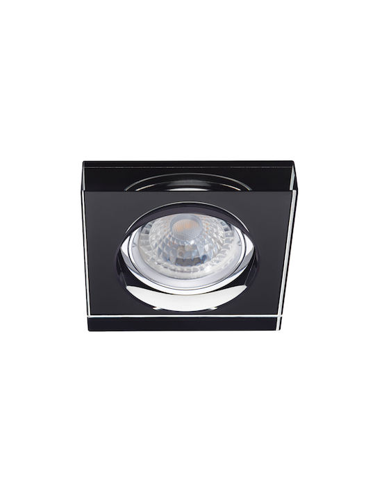 Kanlux Round Metallic Frame for Spot GX5.3 Black 1pcs
