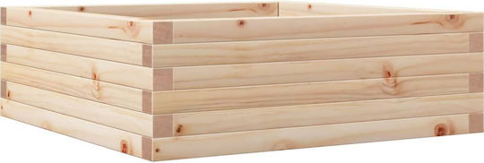 vidaXL Planter Box Lemn Maro 70x70x23cm.