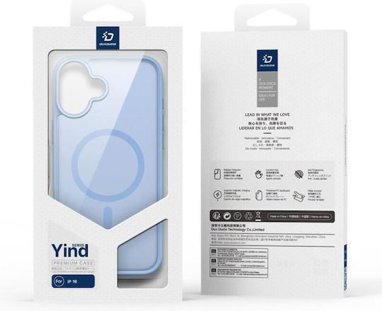 Dux Ducis Yind Задна корица Силикон / Пластмаса Сив (iPhone 16)