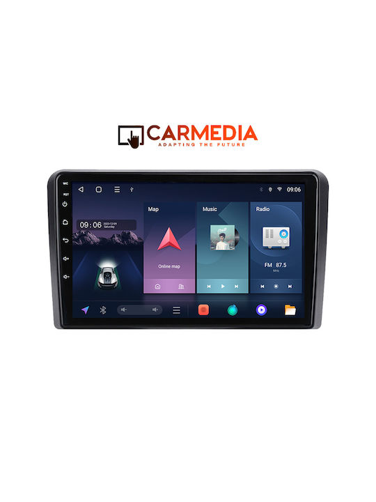 Carmedia Car Audio System for Seat Exeo Audi A3 2003-2012 (Bluetooth/USB/WiFi/GPS/Apple-Carplay/Android-Auto) with Touch Screen 9"