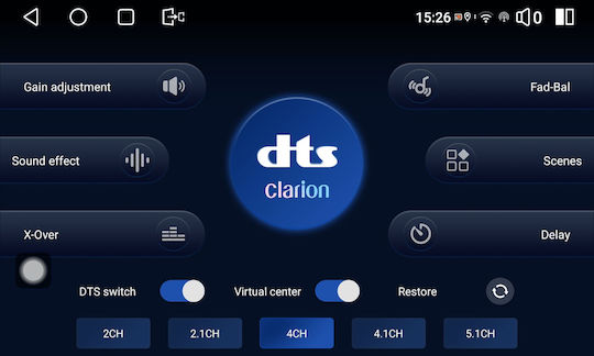 Clarion Ηχοσύστημα Αυτοκινήτου για Fiat Freemont 2008> (Bluetooth/USB/WiFi/GPS/Apple-Carplay/Android-Auto)