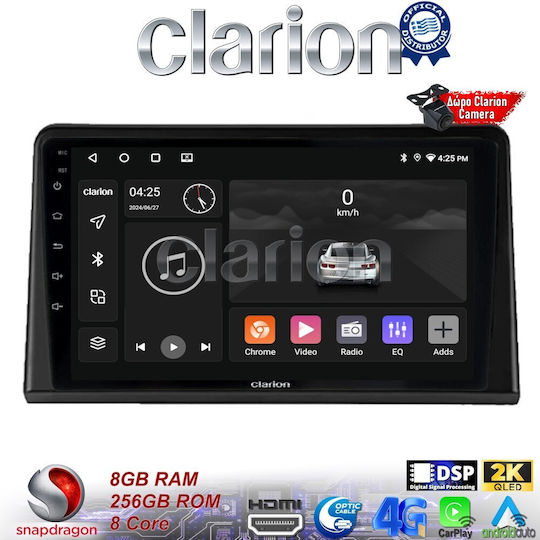 Clarion Ηχοσύστημα Αυτοκινήτου για Renault Express 2023 > (Bluetooth/USB/WiFi/GPS/Apple-Carplay/Android-Auto)