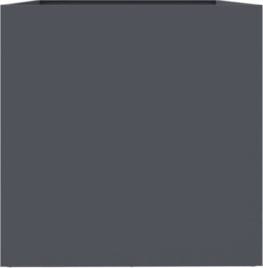 vidaXL Planter Box Plastic Charcoal 62x46x47cm.