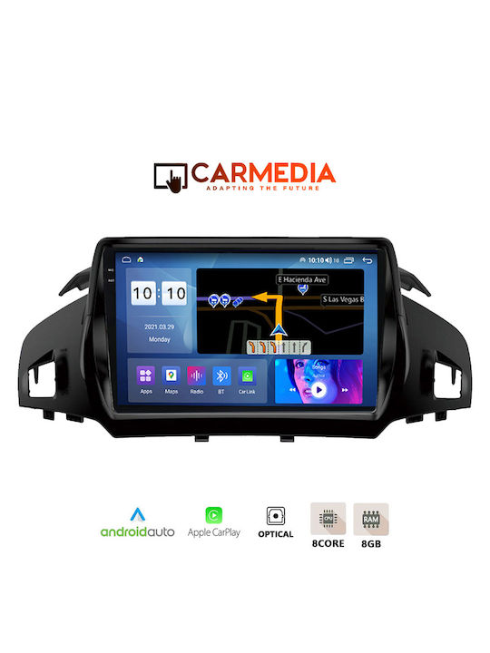 Carmedia Car Audio System for Ford Kuga / C-Max (Bluetooth/USB/AUX/WiFi/GPS) with Touch Screen 9.5"