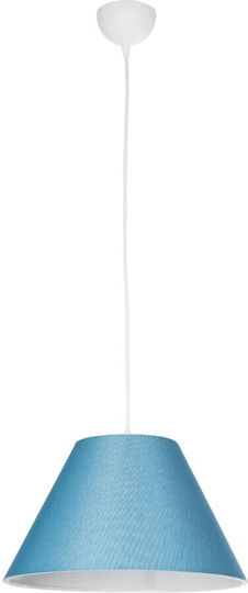 GloboStar Rift Pendant Light Blue with Socket E27 35x35x93cm