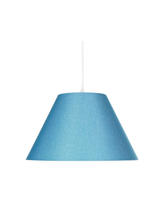 GloboStar Rift Hängelampe Blau mit Fassung E27 35x35x93cm.