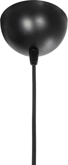 GloboStar Belfry Pendant Light Black Bell with Socket E27 29.5x29.5x90cm