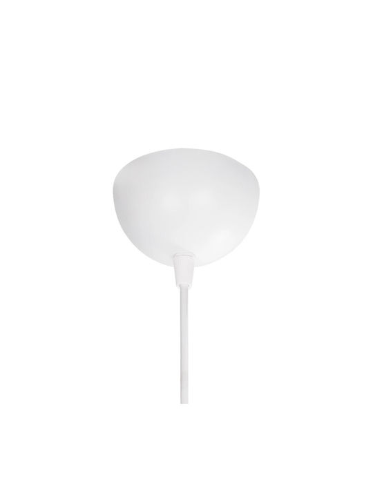GloboStar Wire Pendant Light White Grid with Socket E27 29x29x90cm