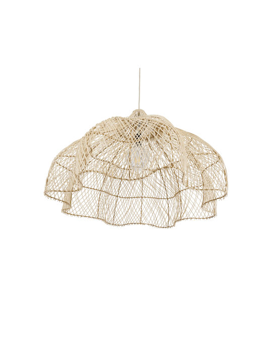 GloboStar Adeje Deckenleuchte Beiges Boho Raster mit Lampenbirnensockel E27 80x80x55cm