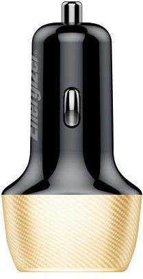 Energizer D38BG Handy-Autoladegerät 38W 4A mit Anschlüssen: 1xUSB 1xType-C Gold Farbe