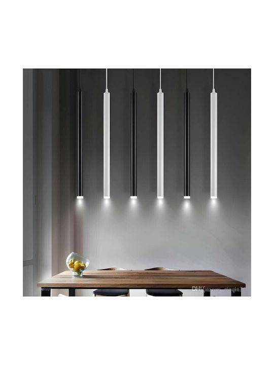 Atman Κρεμαστό Φωτιστικό Μαύρο LED 40x40x40εκ.