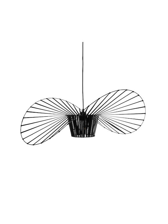 GloboStar Widow Pendant Light Black Grid with Socket E27 80x80x30cm