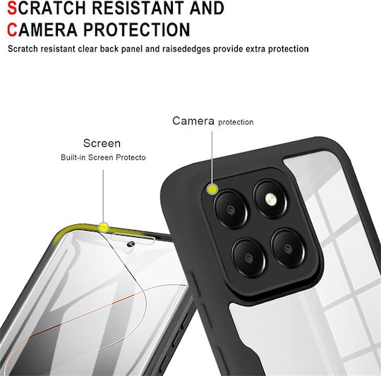 Techsuit ColorVerse 360 Full Cover Silicone Set with Tempered Glass Purple Xiaomi 14