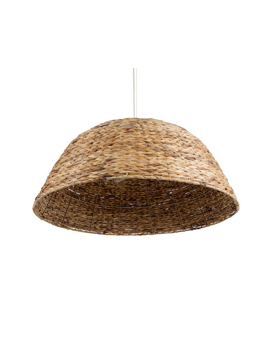 GloboStar Mangata Deckenleuchte Braun Boho Raster mit Lampensockel E27 90x90x40cm