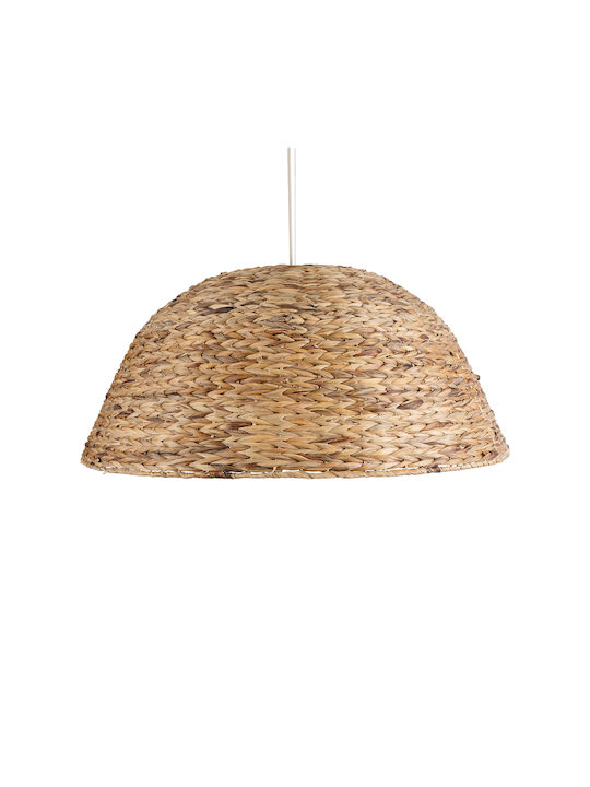 GloboStar Mangata Deckenleuchte Braun Boho Raster mit Lampensockel E27 90x90x40cm