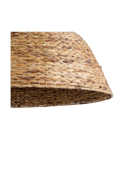 GloboStar Mangata Deckenleuchte Braun Boho Raster mit Lampensockel E27 90x90x40cm