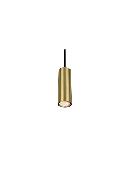 Trio Lighting Duoline Pendant Light Gold Rail with Socket GU10 6x180cm