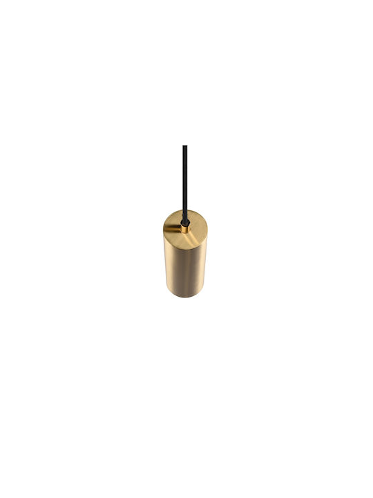 Trio Lighting Duoline Pendant Light Gold Rail with Socket GU10 6x180cm