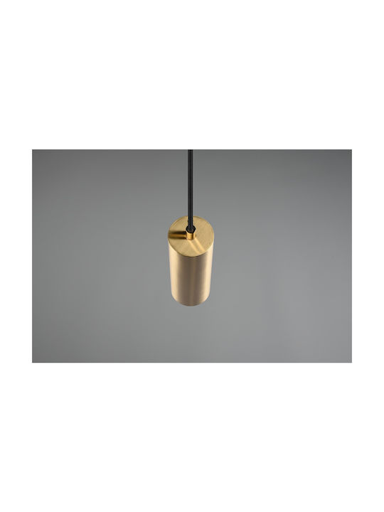 Trio Lighting Duoline Pendant Light Gold Rail with Socket GU10 6x180cm