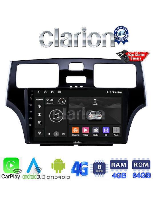 Clarion Ηχοσύστημα Αυτοκινήτου για Lexus ES 2001 > 2007 (Bluetooth/USB/WiFi/GPS/Apple-Carplay/Android-Auto) με Οθόνη Αφής 9"