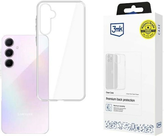 3MK Clear Back Cover Plastic Transparent (Samsung Galaxy M35 5G)