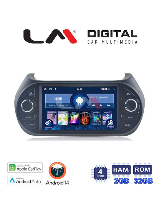 LM Digital Автомобилна Аудио Система (Блутут/USB/WiFi/GPS/Apple-Carplay/Android-Auto) с Тъчскрийн 9"