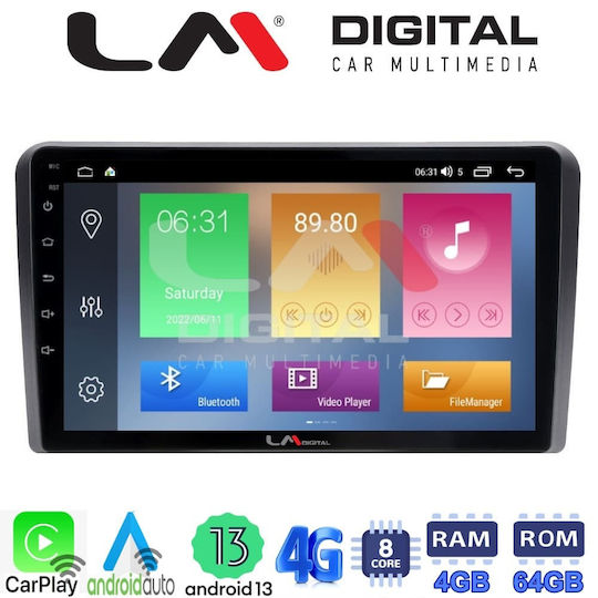 LM Digital Auto-Audiosystem für Ford Transit / Tourneo / Transit Custom / Tourneo Custom / Tourneo Courier / Kurier / Transit Kurier 2018 (Bluetooth/USB/WiFi/GPS/Apple-Carplay/Android-Auto) mit Touchscreen 9"