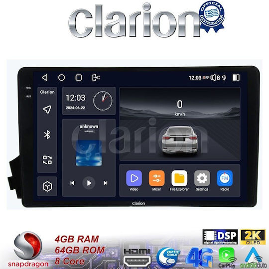 Clarion Автомобилна Аудио Система (Блутут/USB/WiFi/GPS/Apple-Carplay/Android-Auto)