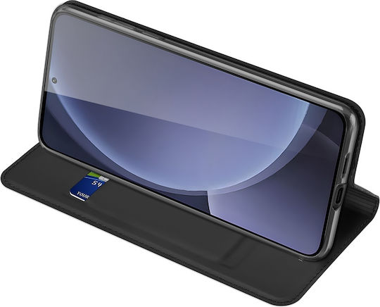 Dux Ducis Skin Pro Book Δερμάτινο Μαύρο (Samsung Galaxy S25 - Dux Ducis)