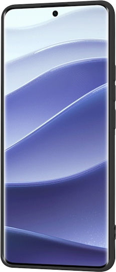 Techsuit Softflex Umschlag Rückseite Silikon Schwarz (Redmi Note 14 Pro 4G)