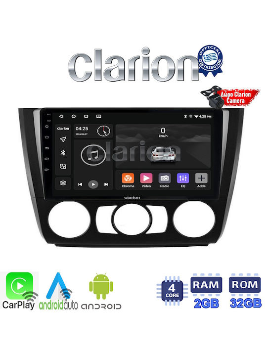 Car Audio System for BMW Series 1 / E81 / E82 / E87 2004 2011 (Bluetooth/USB/WiFi/GPS/Apple-Carplay/Android-Auto) with Touch Screen 9"