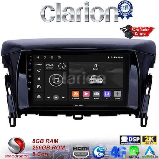 Clarion Car Audio System for Mitsubishi Eclipse Cross 2018> (Bluetooth/USB/WiFi/GPS/Apple-Carplay/Android-Auto) with Touch Screen 9"