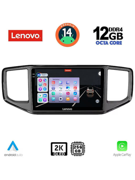 Lenovo Car-Audiosystem für BMW X1 / X3 / X4 Volkswagen Amarok 2017-2022 (Bluetooth/USB/AUX/WiFi/GPS/Apple-Carplay/Android-Auto) mit Touchscreen 9"