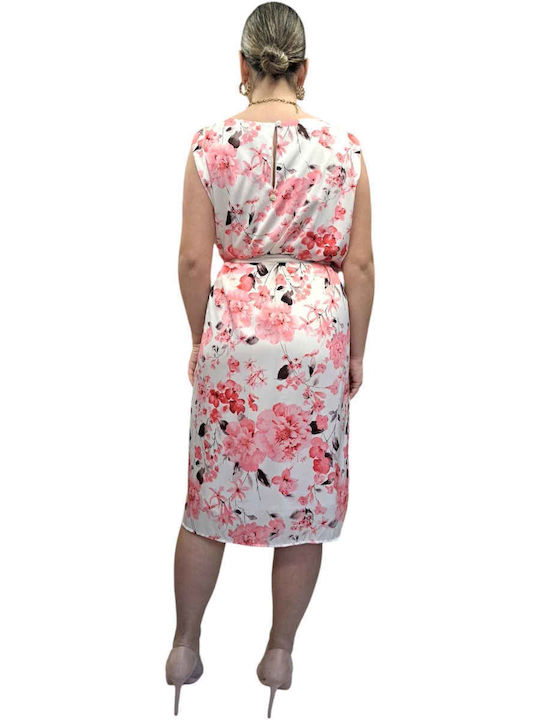 FLORAL DRESS LIZALU PINK