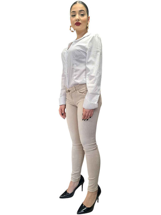 Γυναικείο Jean Παντελόνι σε Skinny Εφαρμογή Γκρι