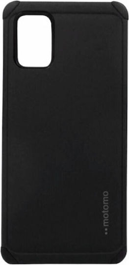 Motomo Tough Armor Back Cover Plastic Durable Black (Galaxy A71)