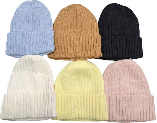 Beanie Frauen Beanie Gestrickt in Hellblau Farbe