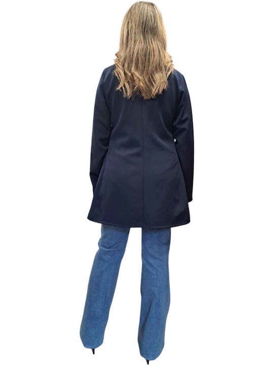 Remix Women's Blazer Navy Blue