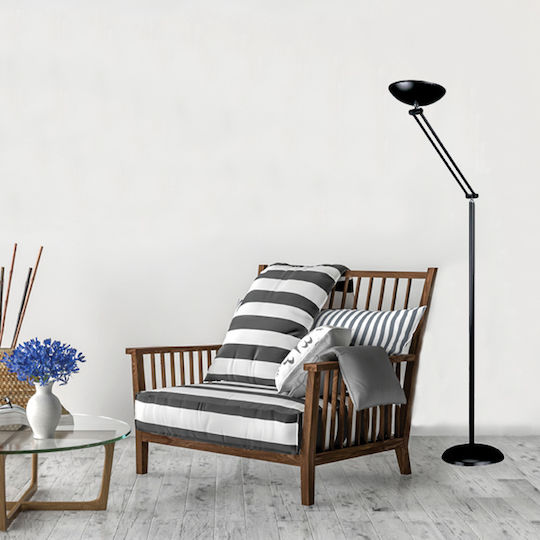 Inlight Stehleuchte H177xB30cm. mit Fassung für Lampe null Weiß