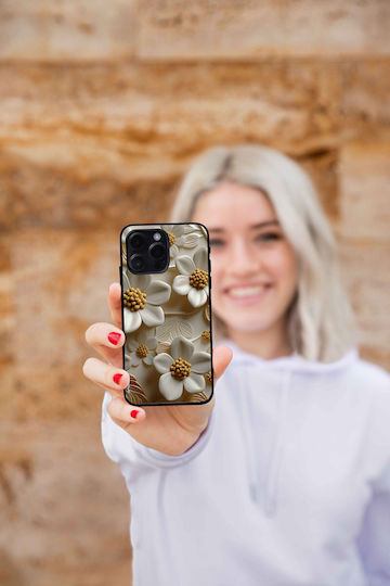 Sonique 3D Flower Series Case for Xiaomi Poco F5 Pro 5G White