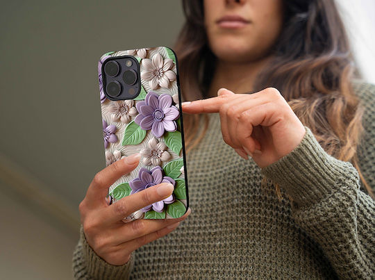 Sonique 3D Flower Series Case for Xiaomi Poco F4 GT 5G Violet