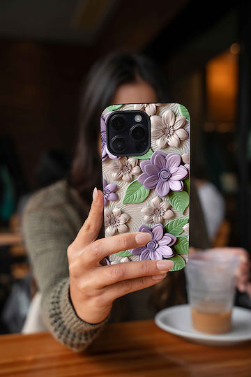 Sonique 3D Flower Series Case for Xiaomi Poco F6 5G Violet