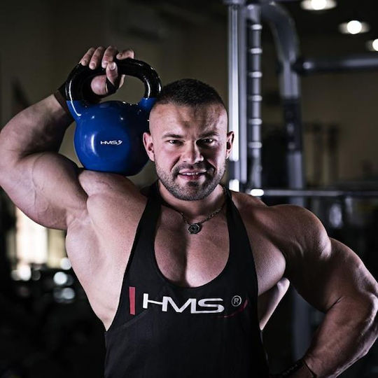 HMS Knv28 Kettlebell от Чугун 28кг Син