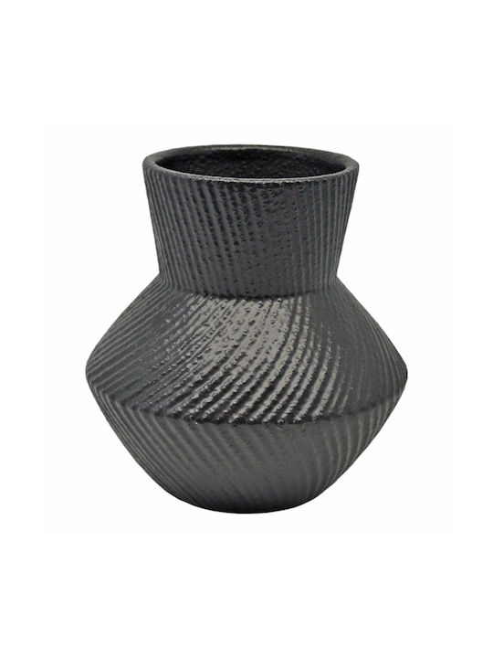Ankor Διακοσμητικό Βάζο Keramik Schwarz 17.5x17.5x18cm 1Stück