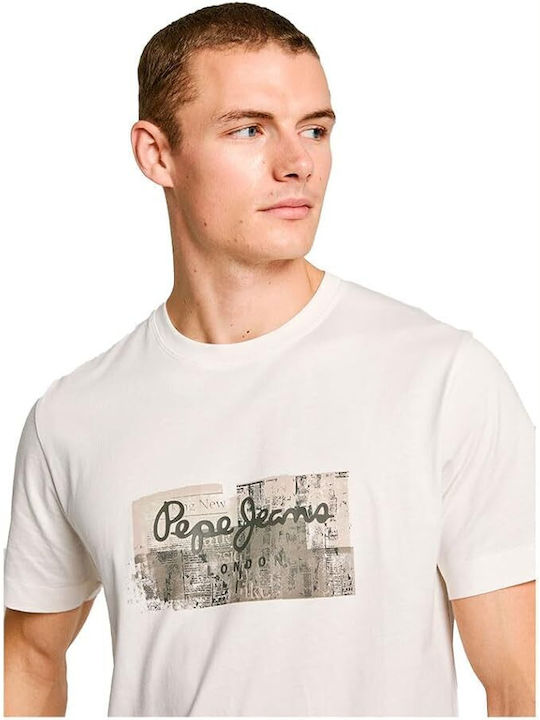 T-shirt Εκρου