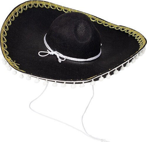 Fun World Adult Mexican Black Hat 3563