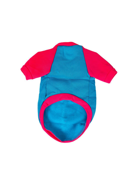 Hanorac pentru câini Kitty 2 – Albastru L W45xD35cm 3.5-4.5kg