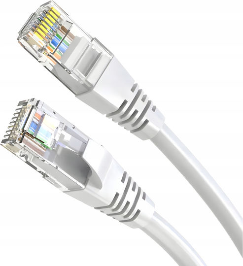 U/UTP Cat.5e (Gigabit) Cablu De Rețea Ethernet 1m Alb
